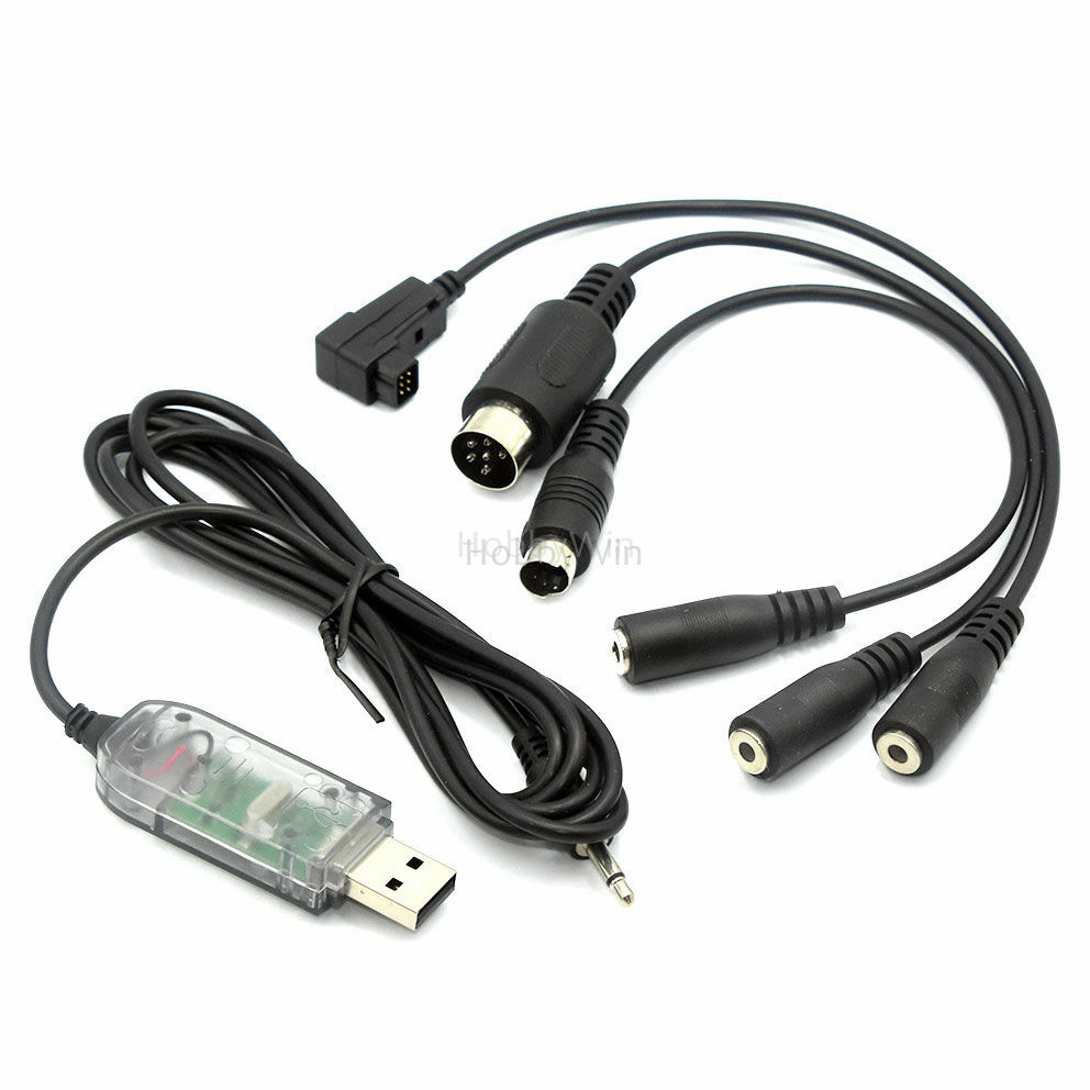 Dynam RC Flight USB Simulator Cable & Dongle Model Airplane Warbird Helicopter