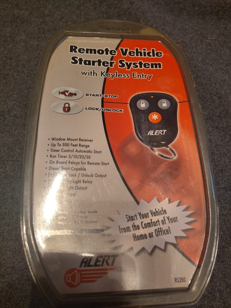 NOS - Alert Remote Vehicle Starter System with Keyless Entry