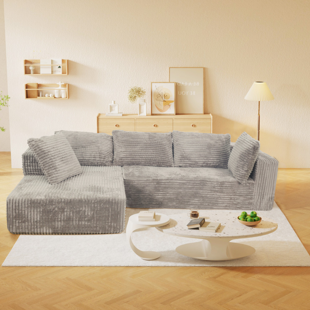 Antique Grey Compress foam couch