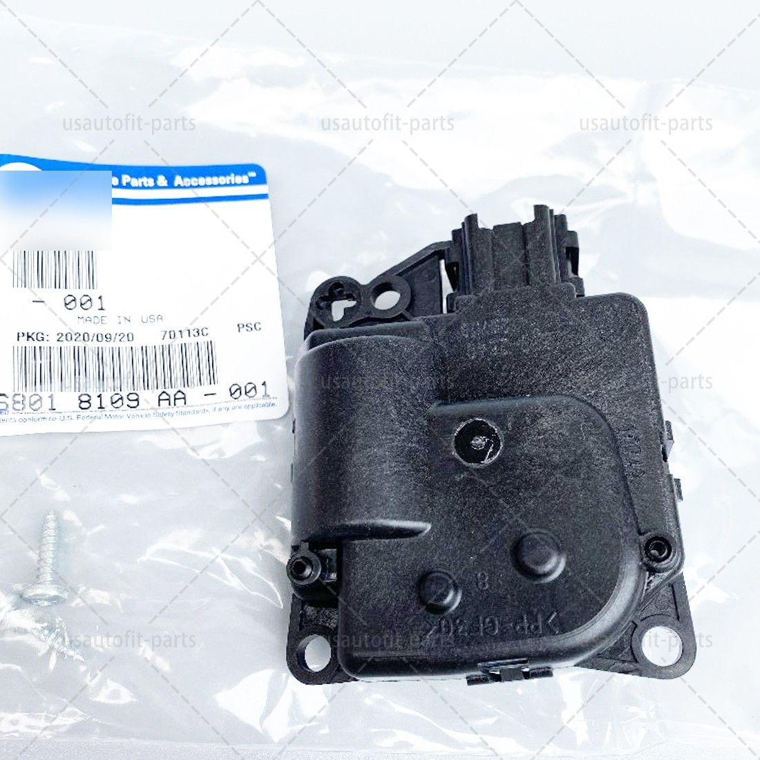 A/C and Heater Actuator 68018109AA for 2007-2021 Jeep Compass Chrysler Dodge Ram