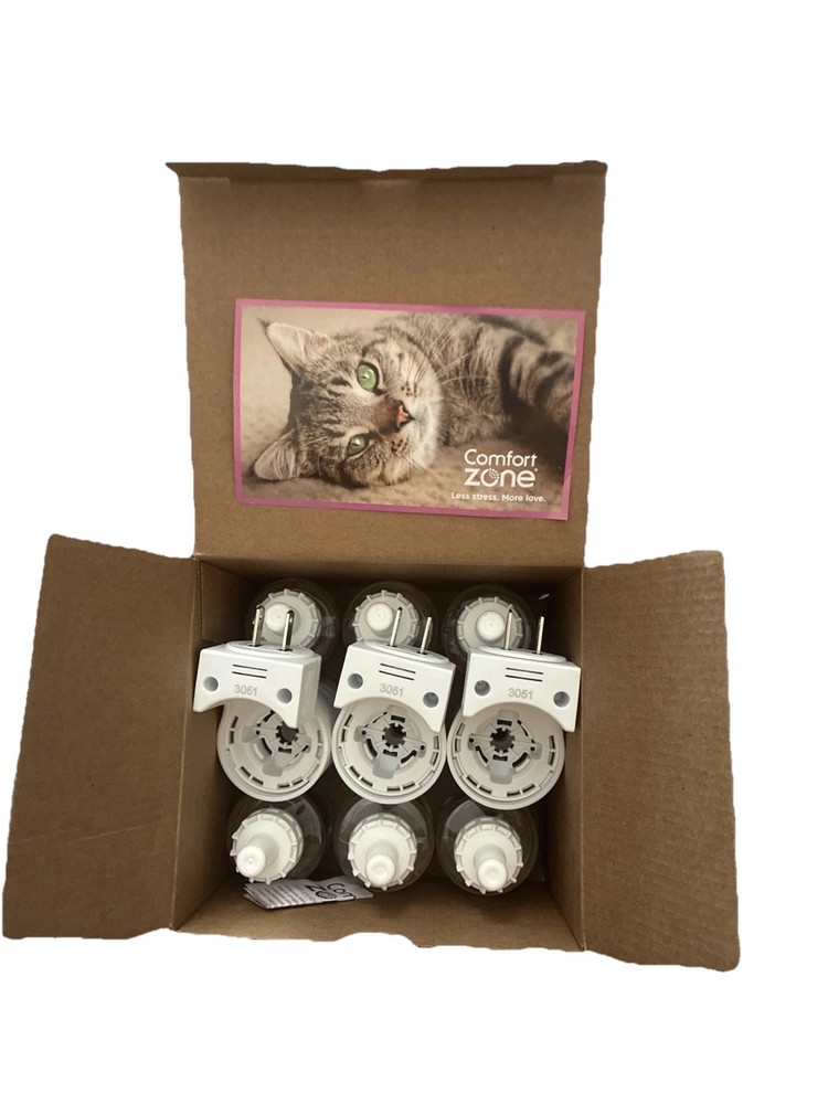 3 DIFFUSERS + 6 REFILLS Comfort Zone Multi Cat Calming Kit Value Pack NEW