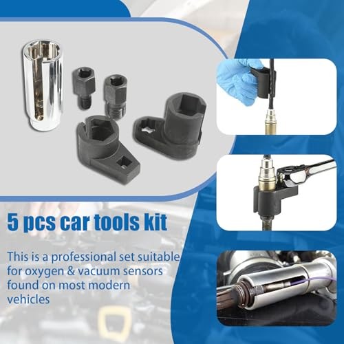 Automotive Tool Oxygen Sensor Socket Set Wrench Remover Tool and Thread Chaser