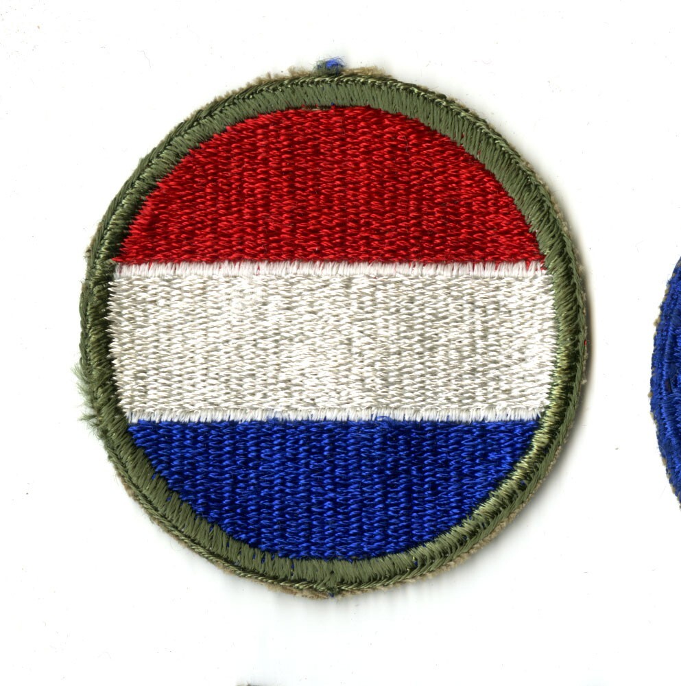 Army Ground Forces White Back Patch WWII Vintage
