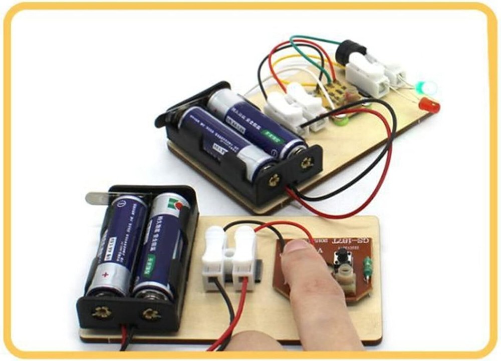 Kits-Learn Morse Code,a Telegraph MachineElectric Circuit Experiment(No Battery)