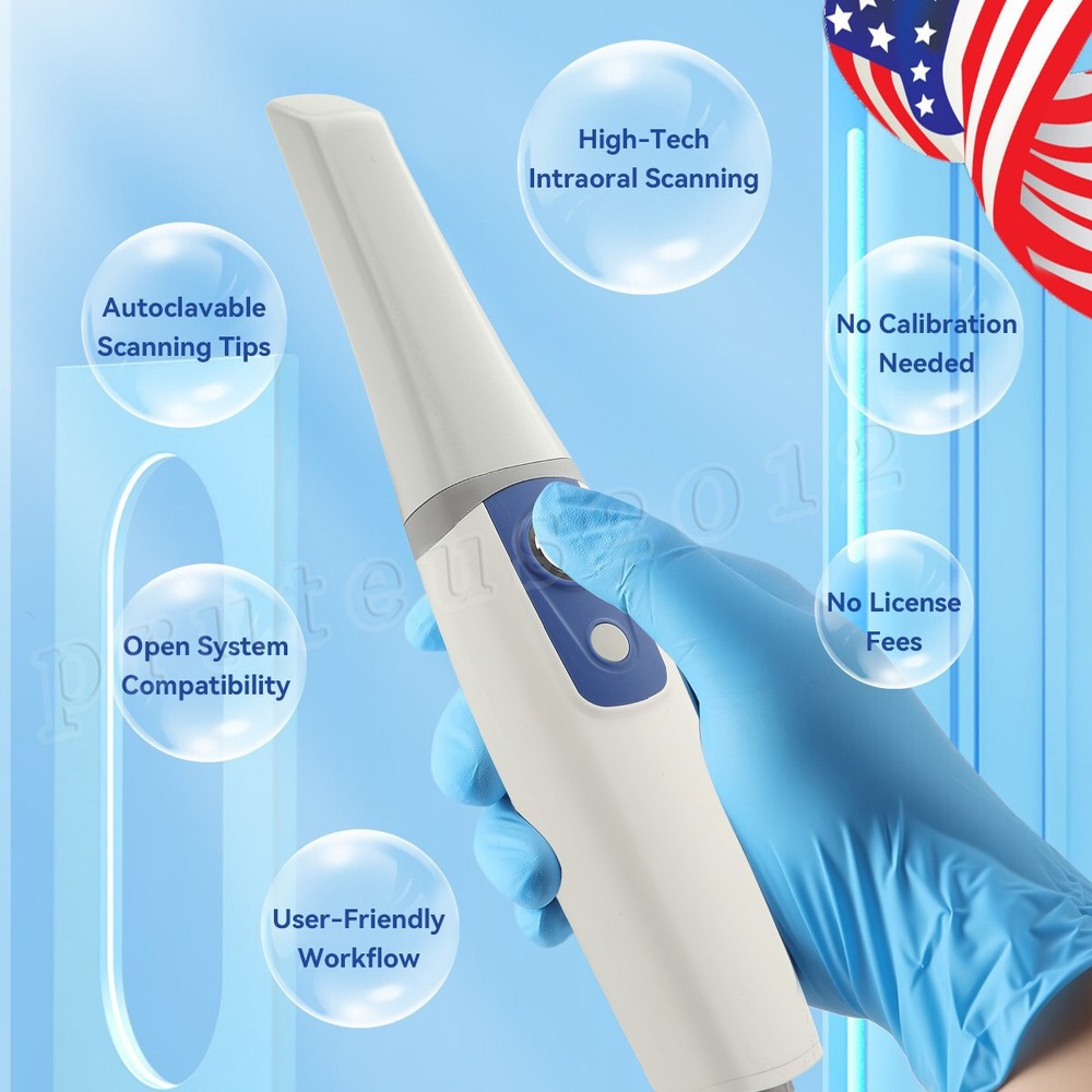 Dental Intra-oral Scanner 3D With Software w/Scanning Software Fast Scan