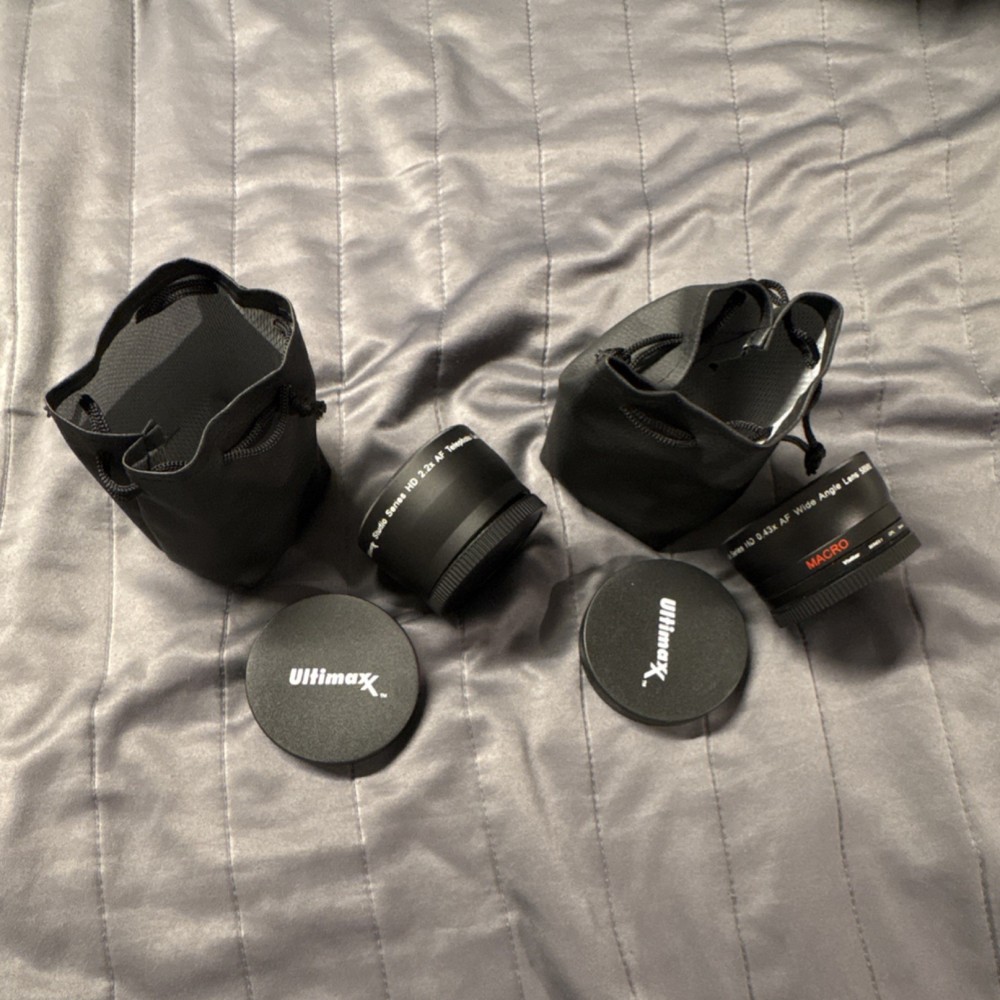 Ultimaxx Vivitar Camera Accessory Bundle Bag Filters Lenses Tripod Flash
