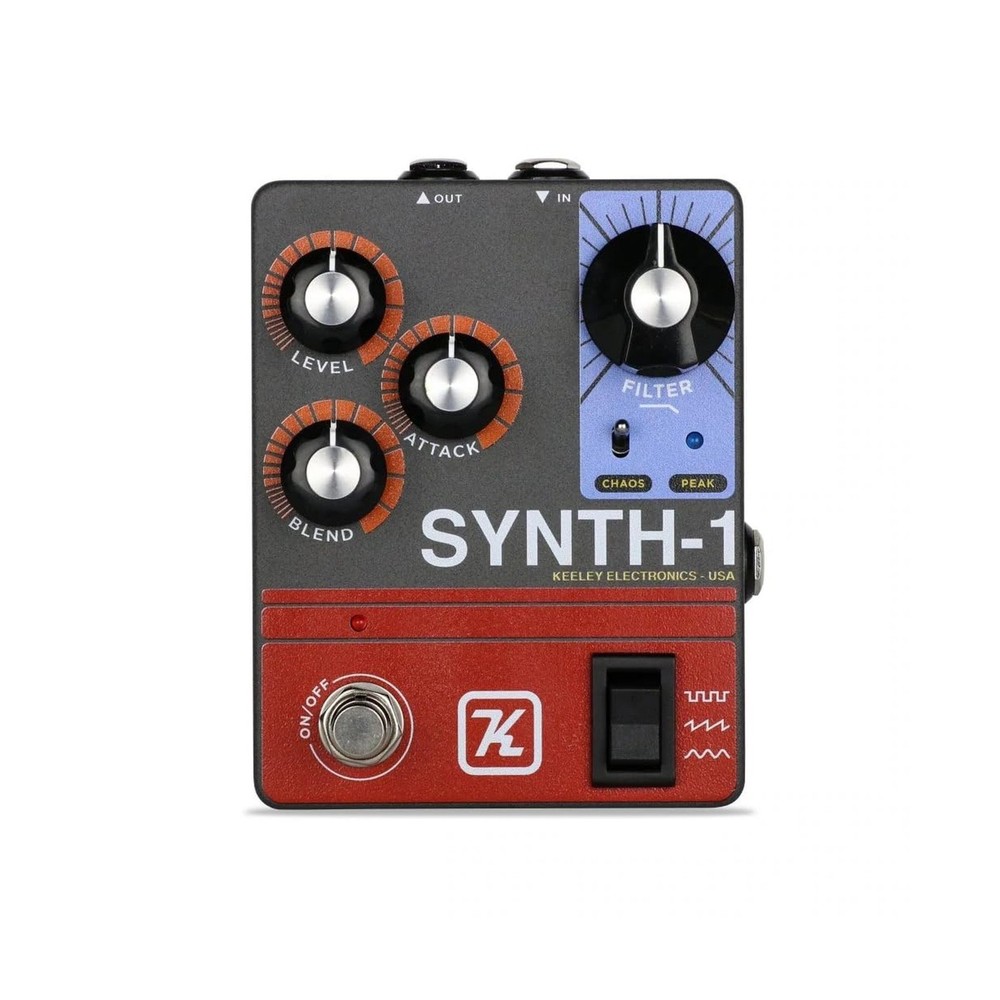 Keeley Synth-1 Reverse Attack Fuzz Wave Generator Pedal