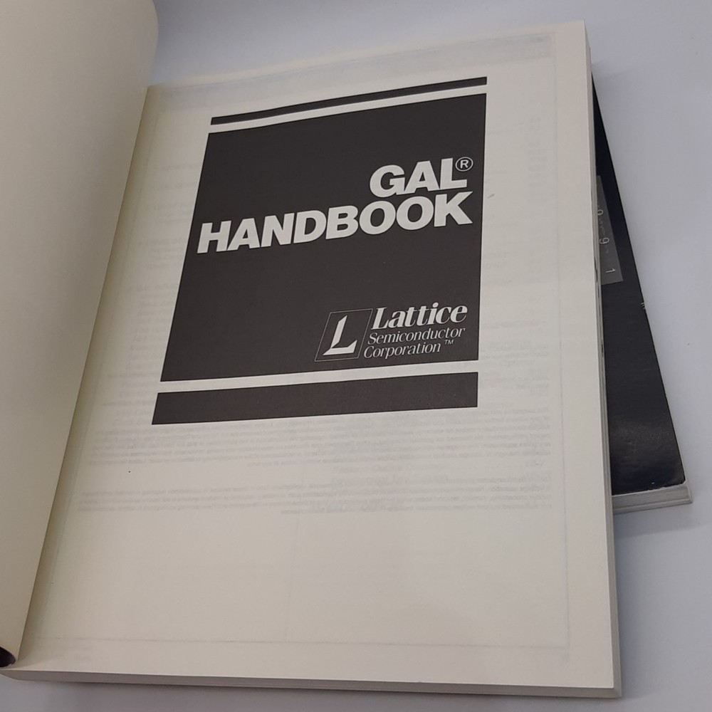 Lattice Semiconductor General Array Logic GAL Data Book 1991 & GAL Handbook 1986