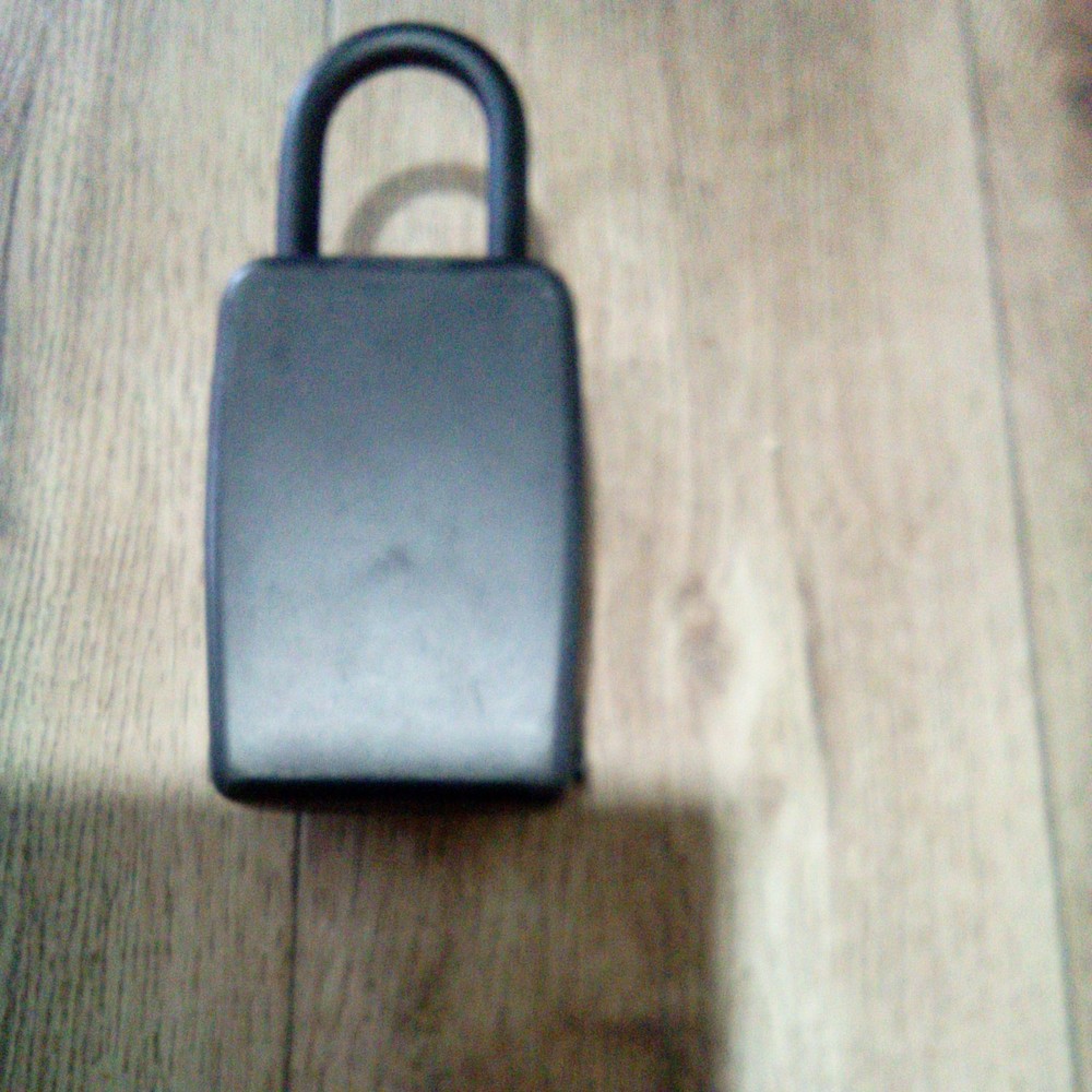 Master Lock Black Outdoor Key Lock Box with Push Buttons to Hide a Key With Code