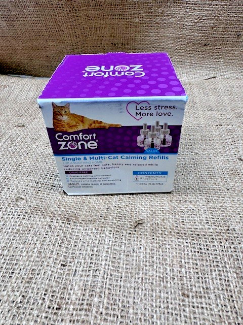 Comfort Zone Single & Multi-Cat Calming Refills- 4 Refills  *New