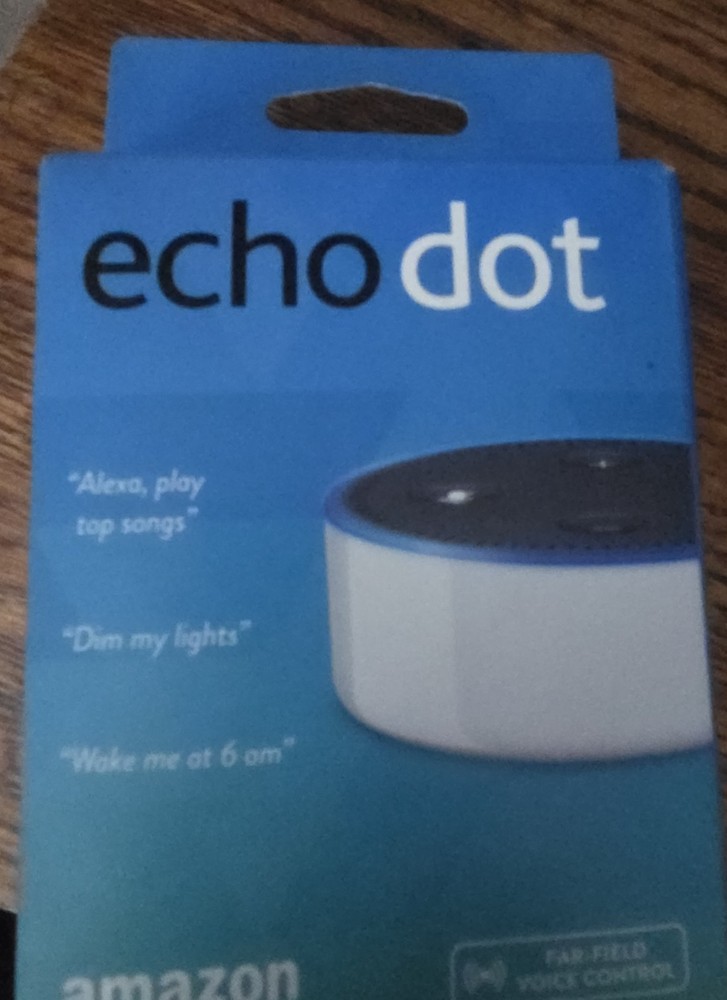 Amazon Echo Dot (2nd Generation) Smart Speaker White Micro USB Power Adapter