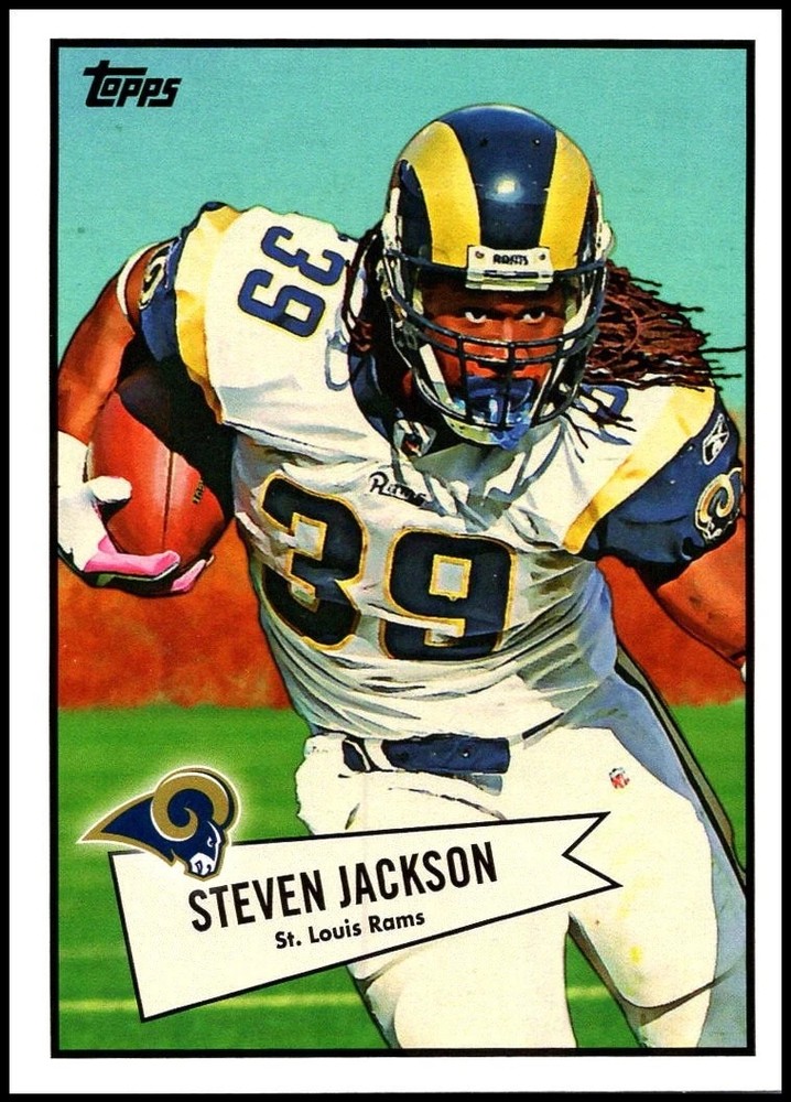 !!!     STEVEN JACKSON   TOPPS  INSERT  FOOTBALL CARD $$