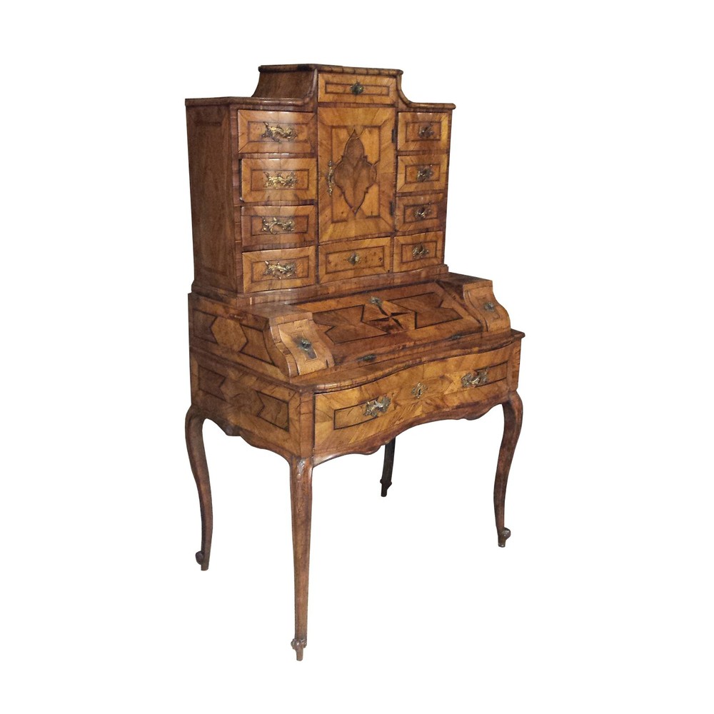 Eighteenth Century German Baroque Walnut Desk