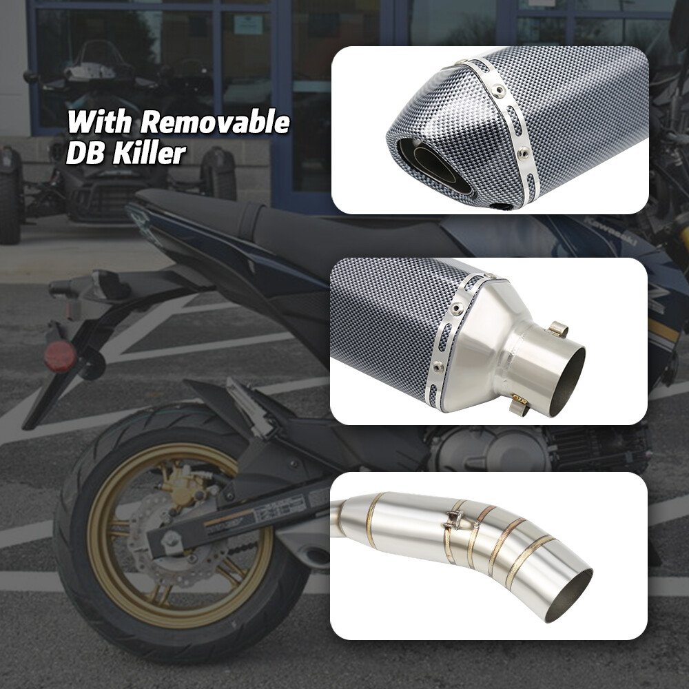 GP Racing Full Exhaust For 2017-2023 Kawasaki Z125 Pro Z 125