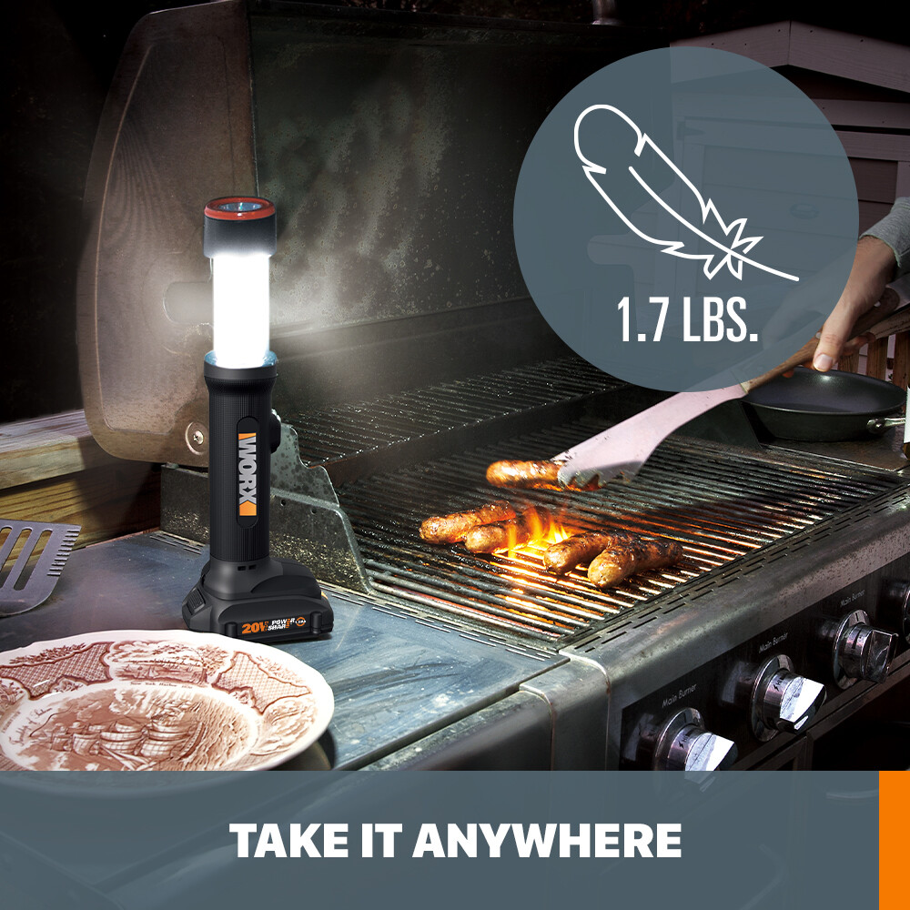 WX027L Worx 20V MaxLithium Cordless Multi-Function LED Flashlight