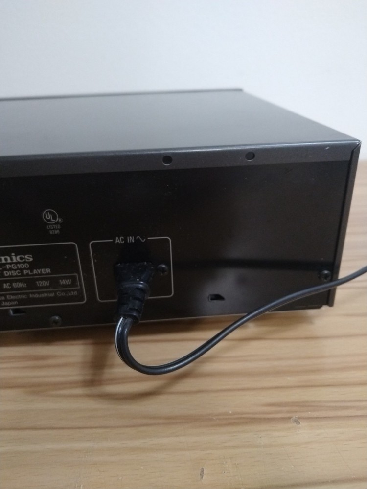 Technics SL-PG100 Compact Disc Player - No Remote -UNTESTED - see description