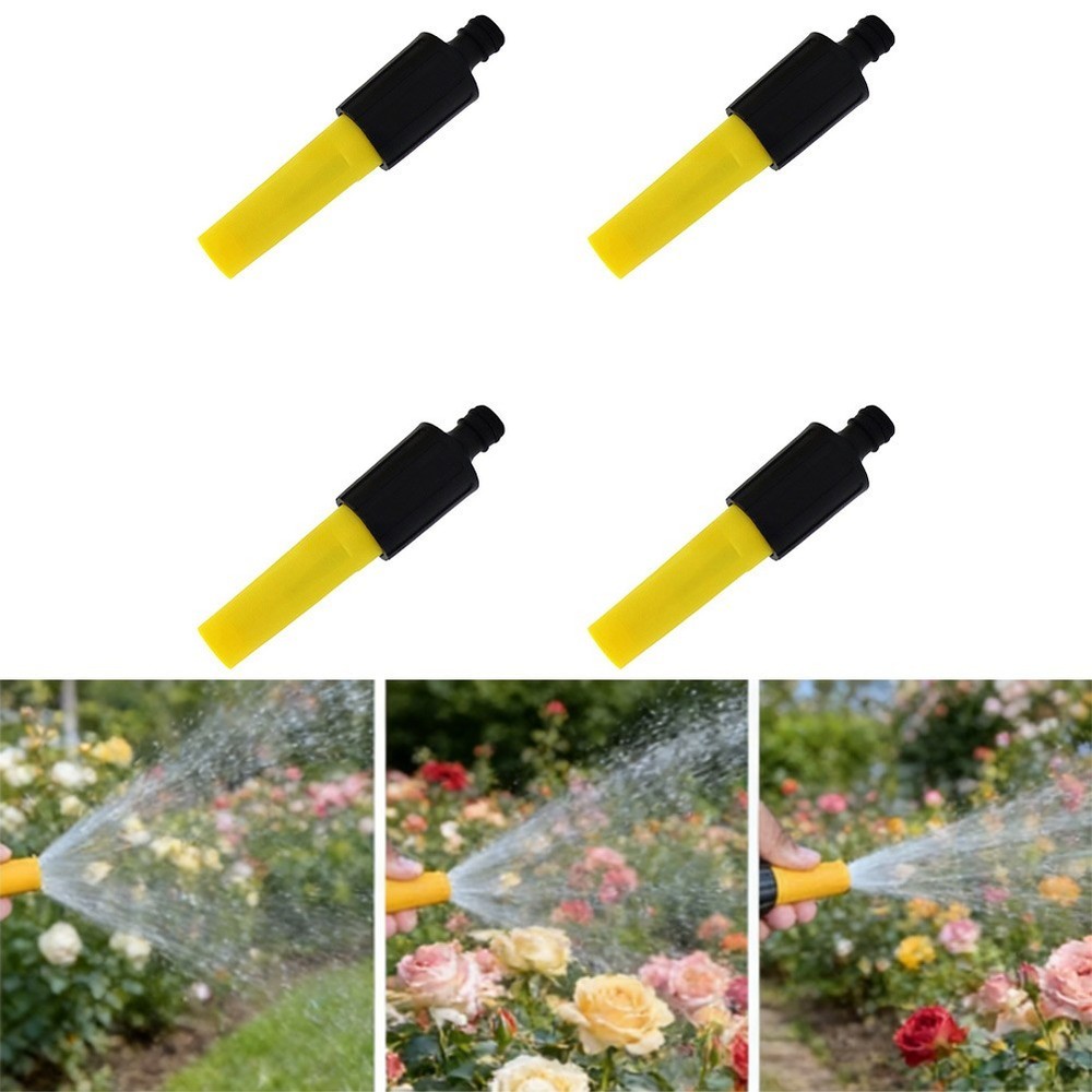 Plastic Adjustable Spray Nozzle with Threaded Tap Connector for Outdoors