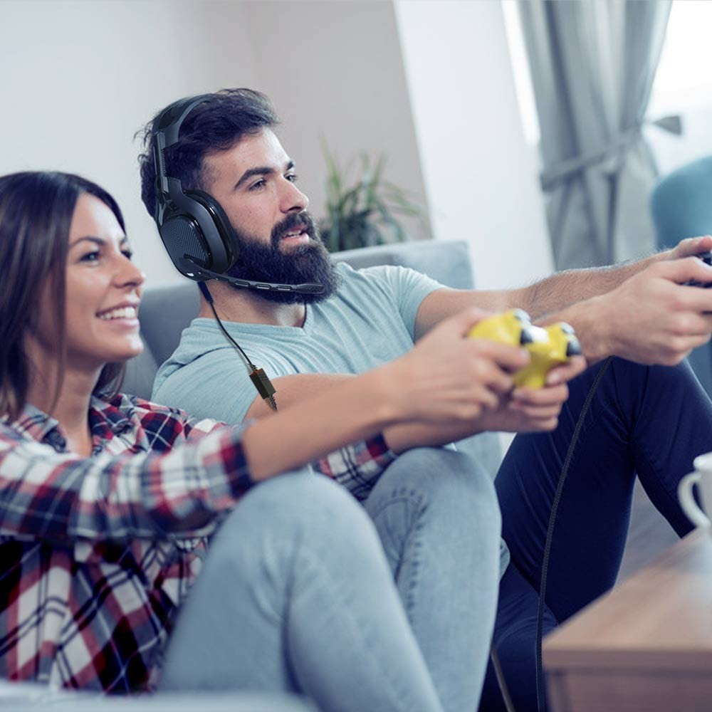 Replacement A40 Cord Compatible with Astro A40 Headset, A40 Inline Mute Audio...