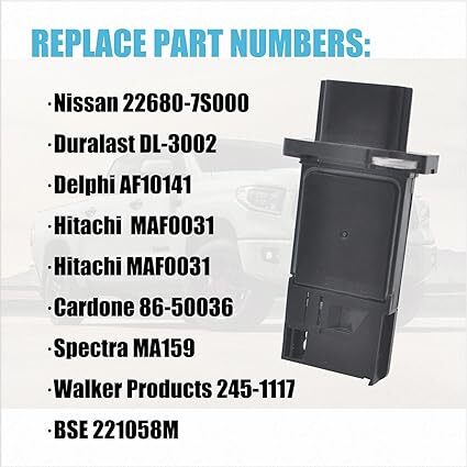 FOR NISSAN MASS AIR FLOW METER SENSOR MAF Factory 22680-7S000 AFH70M-38 AF-NS01