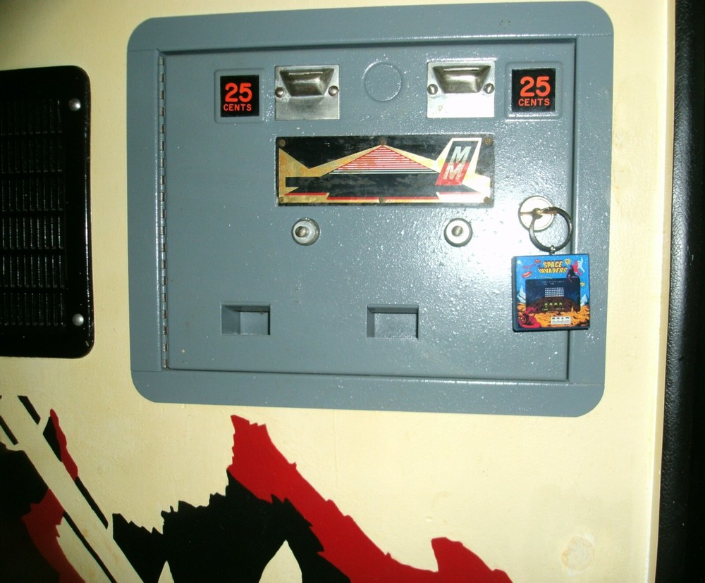 Tutankham Arcade Coin Door accessory Keychain