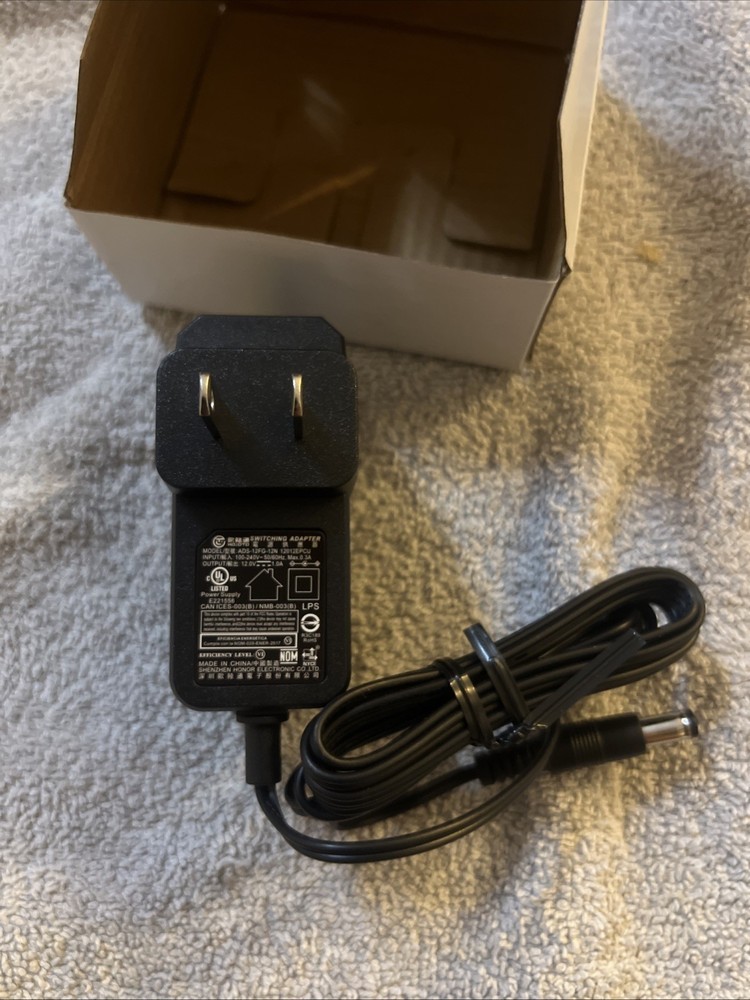 UL Listed 12V DC 1Amp 1A Power Supply Switch Adapter CCTV Security System Camera