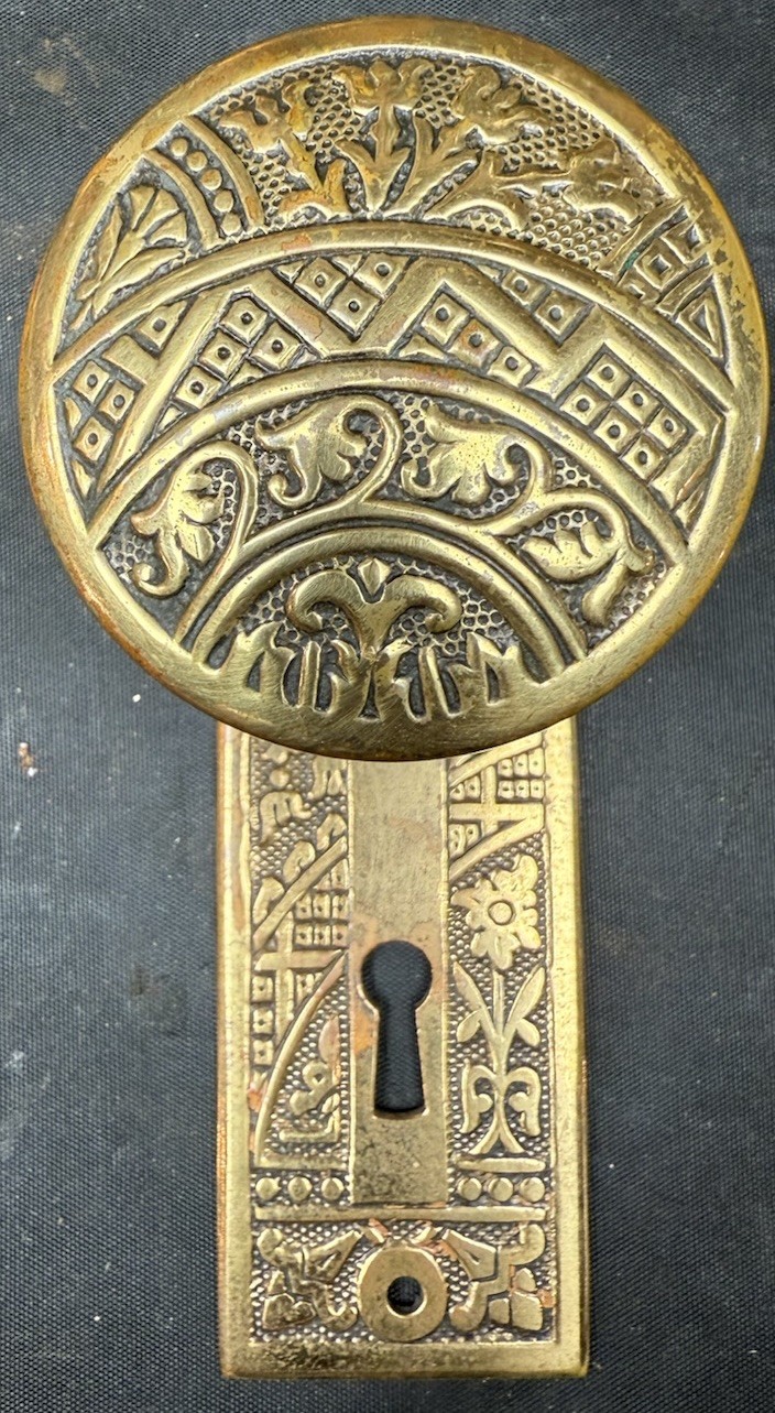 Corbin 1895 Ceylon Passage Set Drum Knobs Eastlake Victorian 1 Of 11 Sets