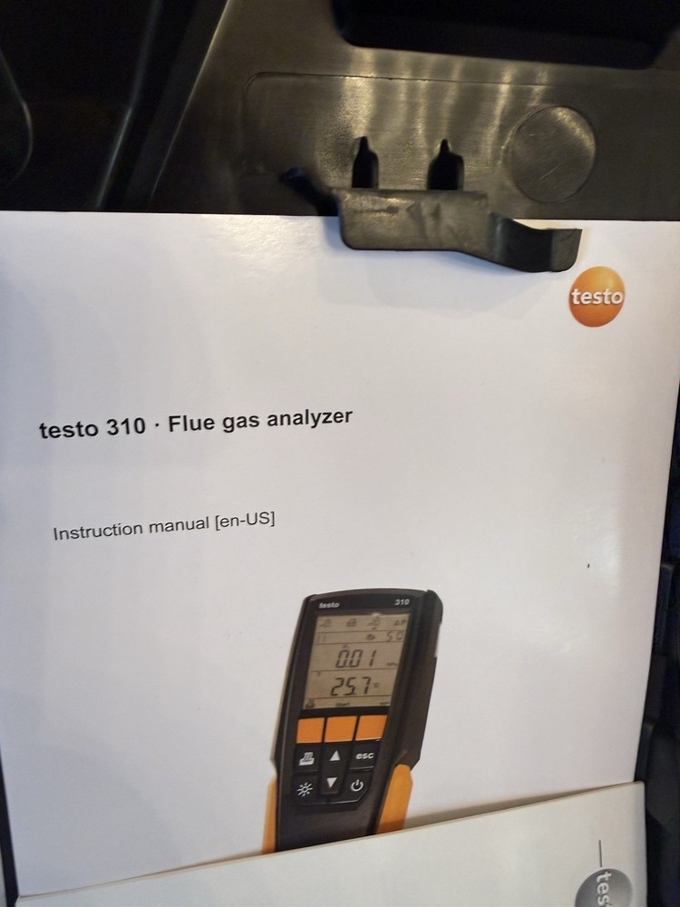 Testo 310 Combustion Analyzer Kit With Printer 0563 3110 01