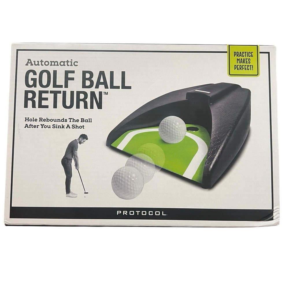 Automatic Golf Ball Return Protocol Indoor Practice Putting Green New In Box