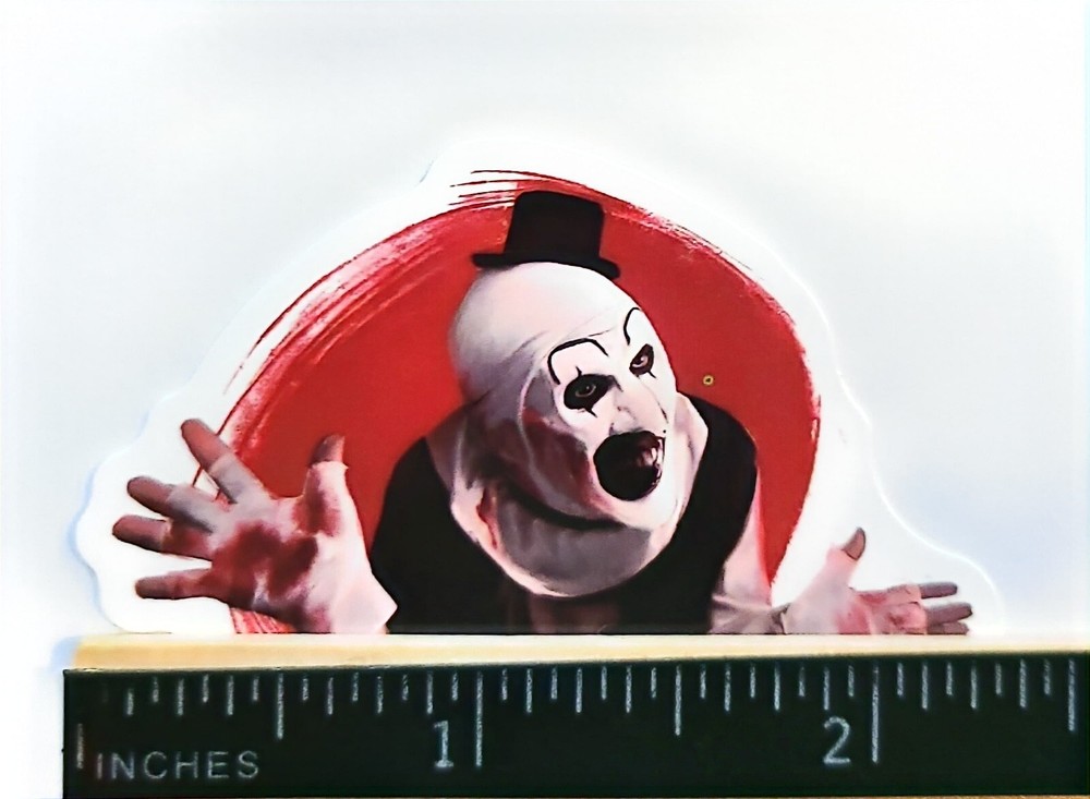 Art The Clown Terrifier Horror Water Resistant Sticker