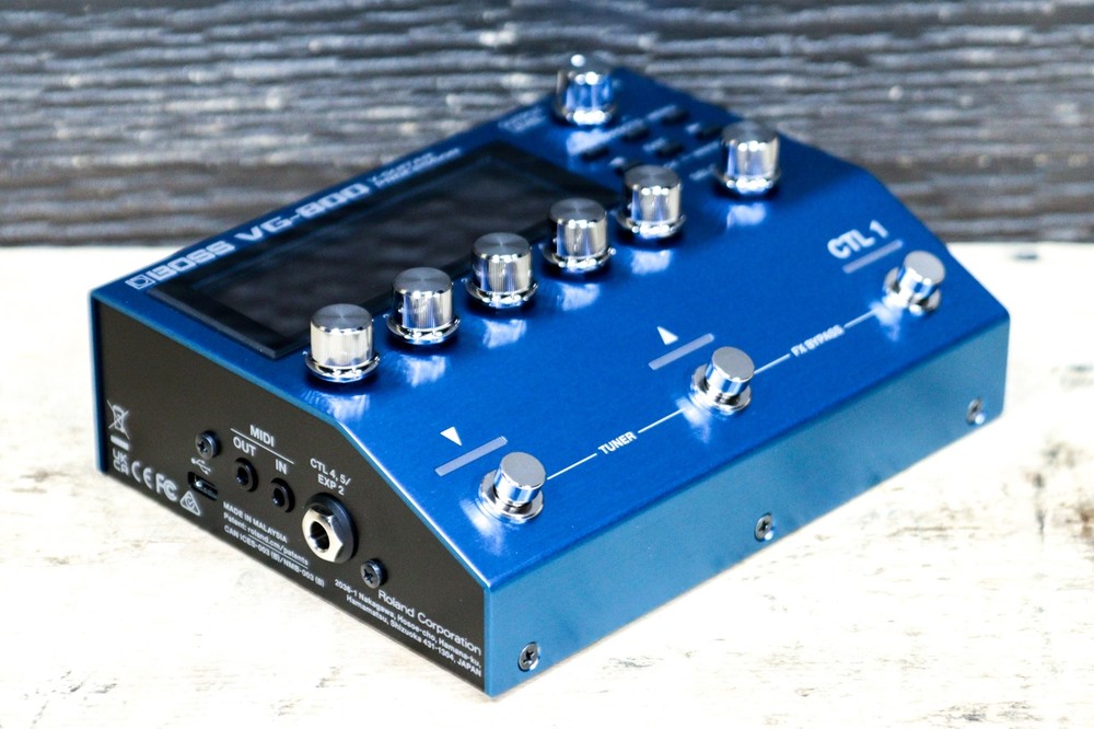 Boss VG-800 V-Guitar Processor Next-Generation Modeling & Amp/Effects Processor