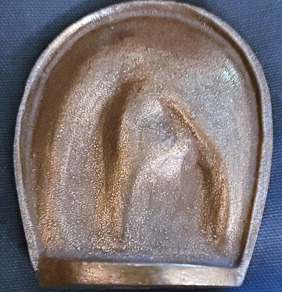 Awesome 4" Heavy Brass Standing Nativity Decor