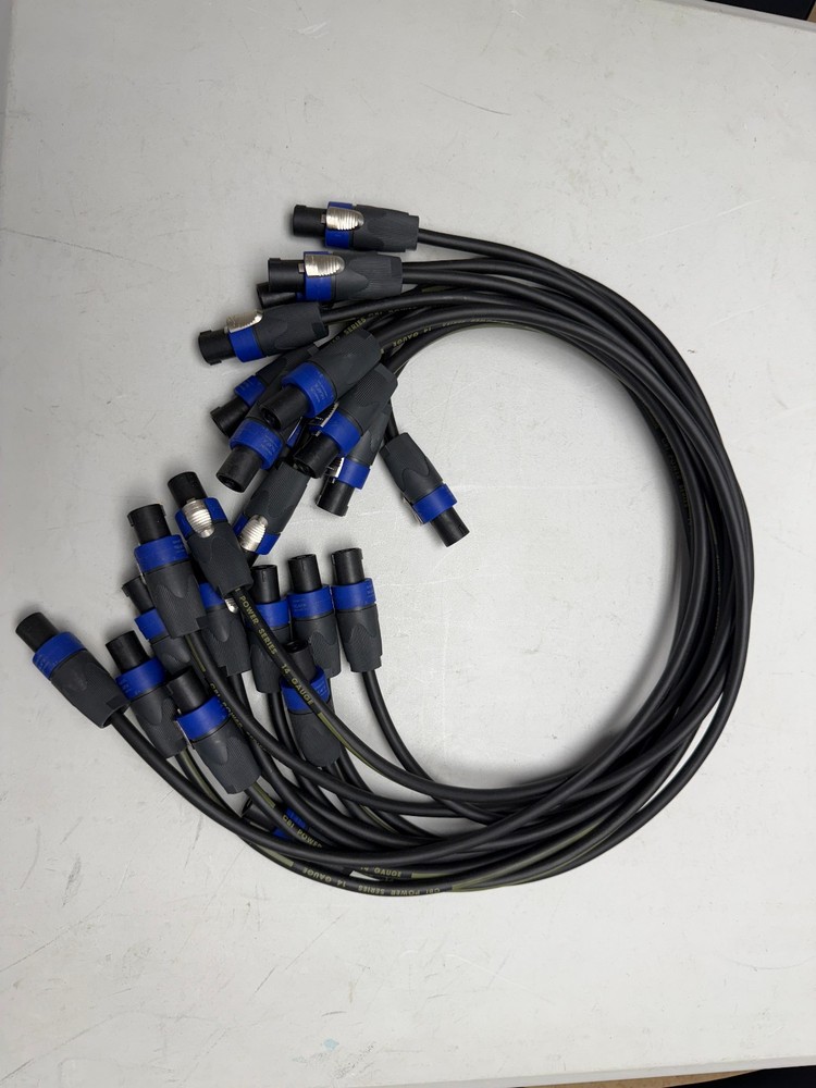 3 - foot two pole Speakon Cables