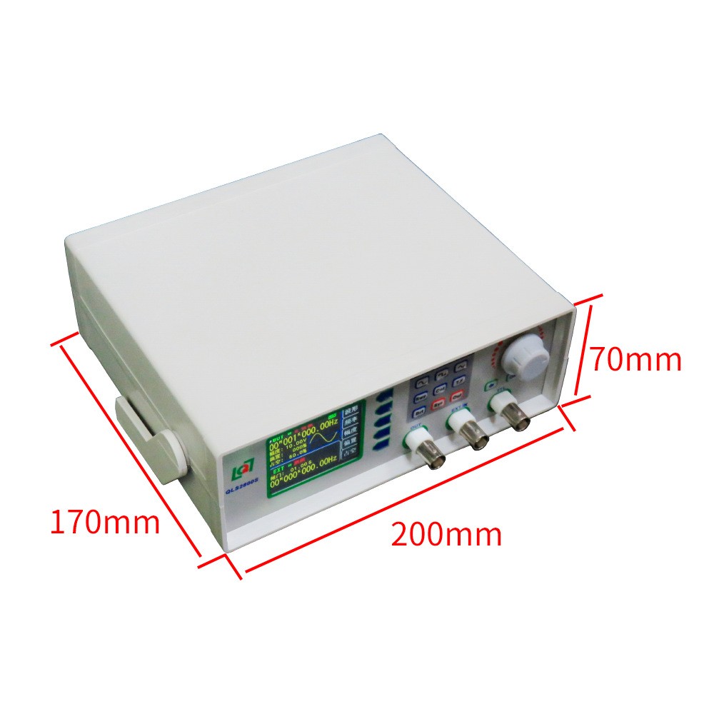 QLS2805S-5M DDS Function Signal Generator Signal Source/Frequency Meter LCD