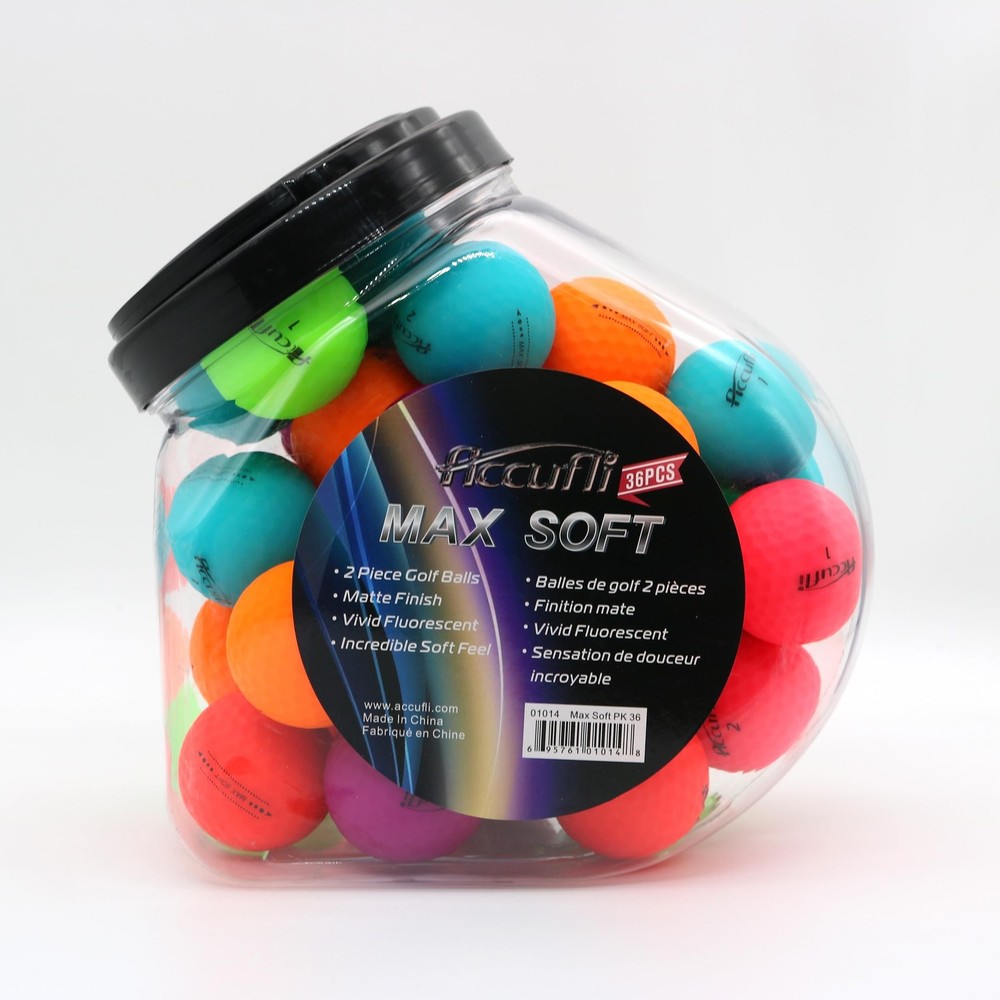 ACCUFLI Max Soft Golf Balls Matte 36-Pack