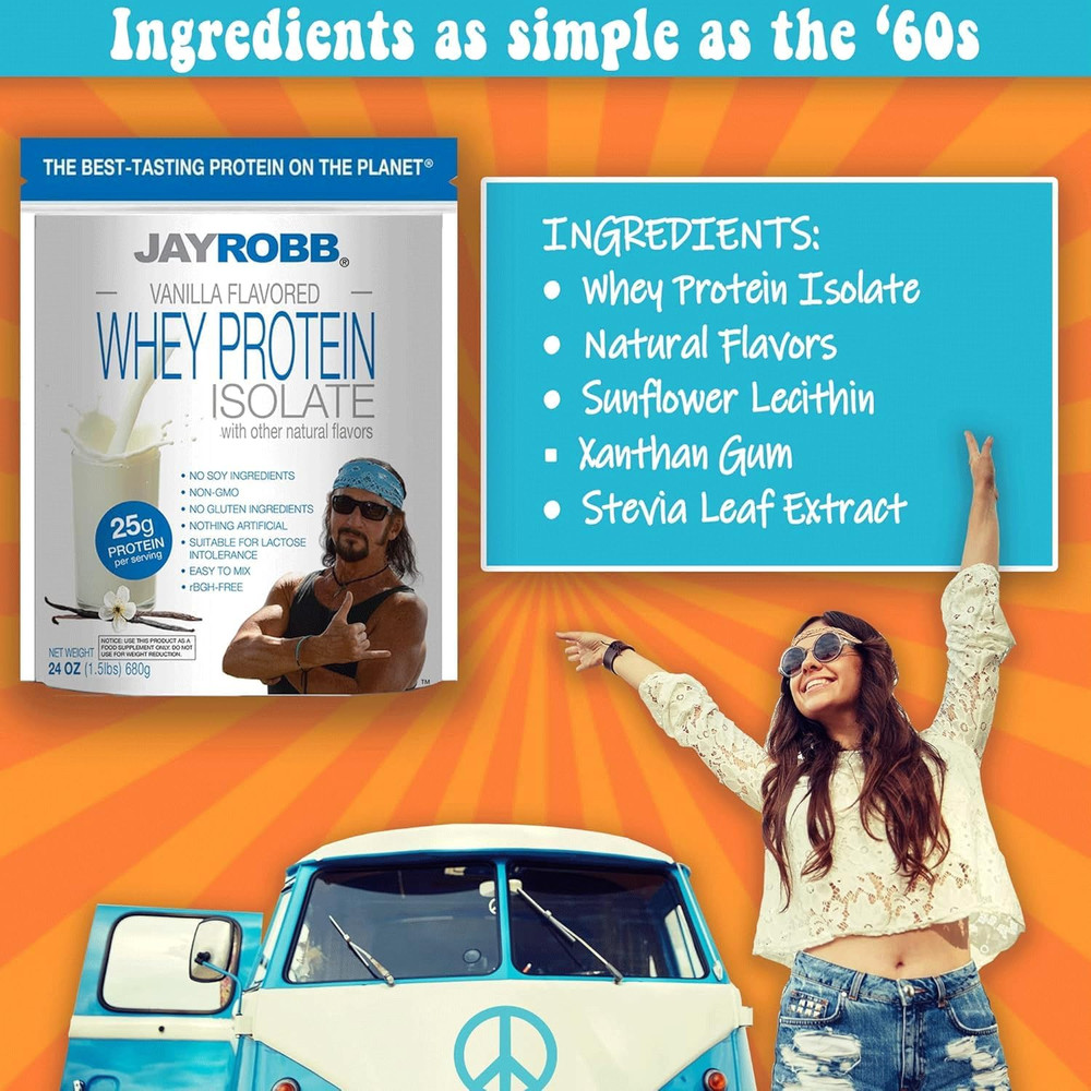 JAYROBB Whey Protein (1.5 Pound Vanilla)