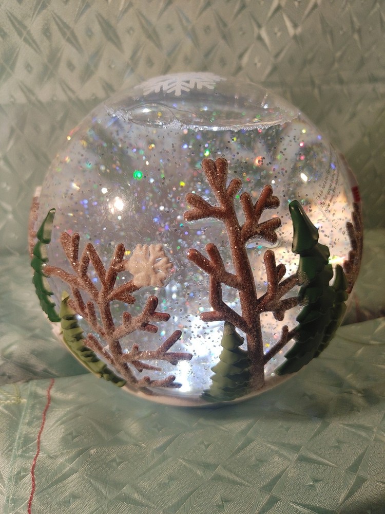 St Nicholas Square Winter Forest Snow Globe