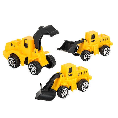 Pull Back Construction Trucks Pull Back Construction Trucks, 24/Pkg., JV561