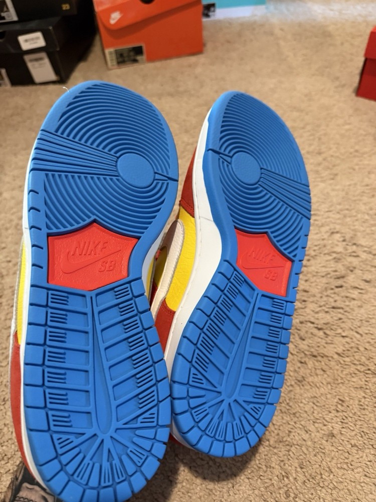 Nike SB Dunk Low - Bart Simpson - Yellow/Red/Blue