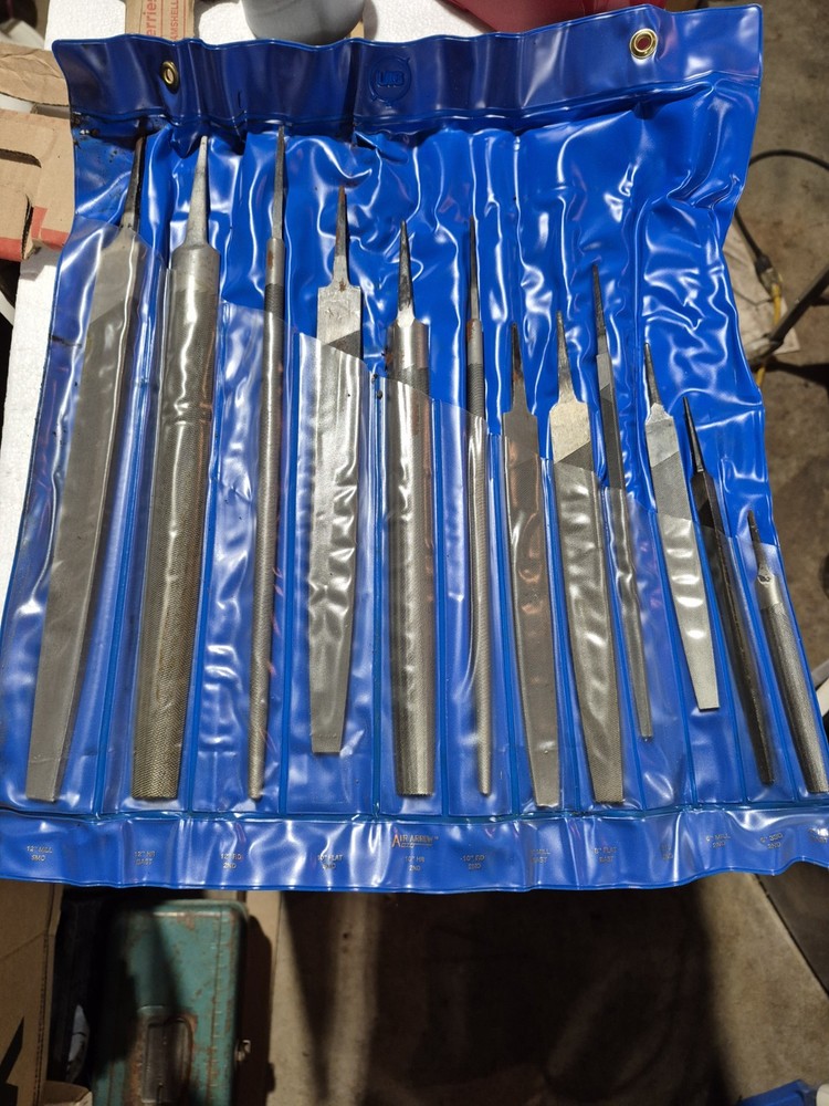 Air Arrow Assorted Files 4"-12" Quantity: 12 With Blue Roll Protective Case USA