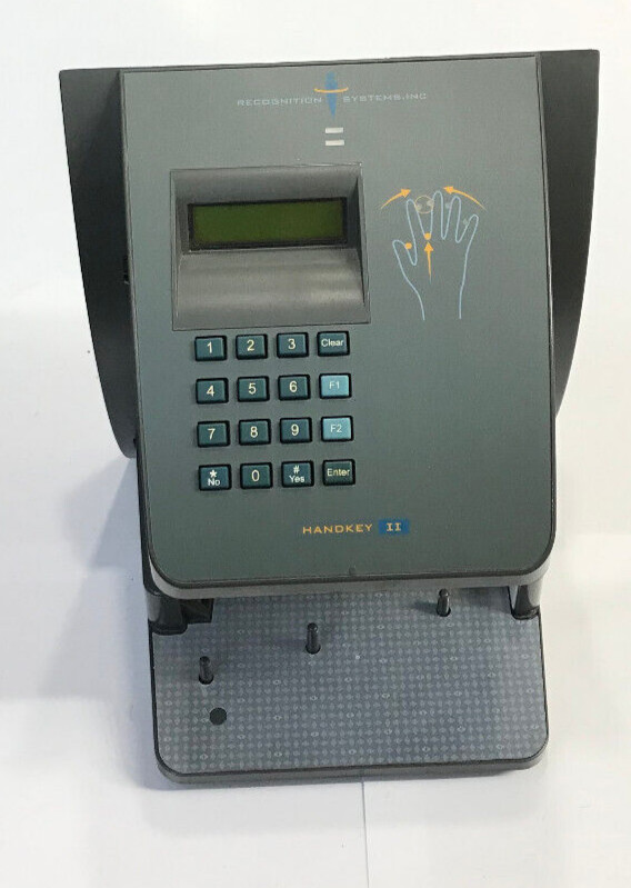 Recognition Systems Hand Key II Hand Geometry Reader - For Parts/Not Working.
