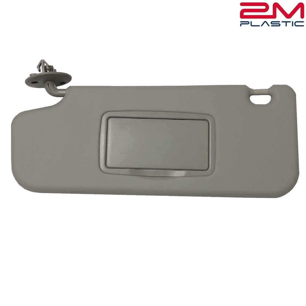 Sun Visor for Chevy Spark 2011-2022 Set Pair Left + Right LH + RH Gray 2MPLASTIC
