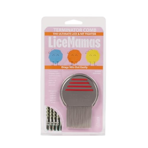 Terminator Comb for Easy & Comfortable Use - Ultimate Nit Free Comb for Lice &