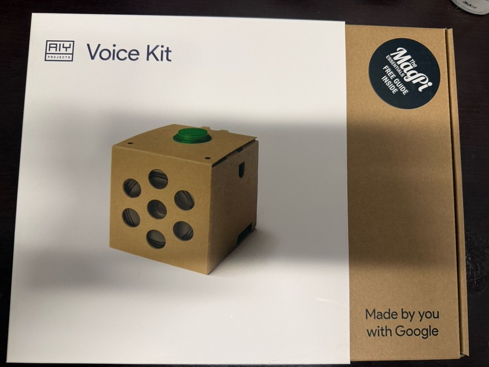 NIB Google AIY Voice Kit v1 Raspberry Pi Compatible DIY Assistant Project