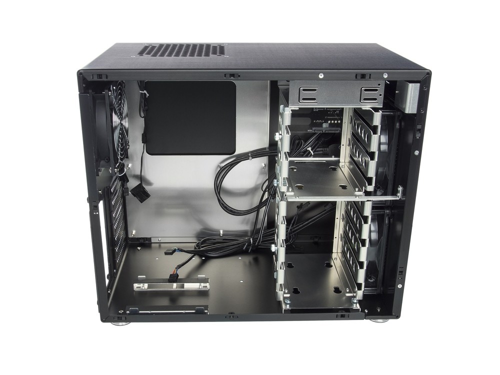 Computer Case By Integer Computers, ATX, Micro-ATX, Black Aluminum Model B-650