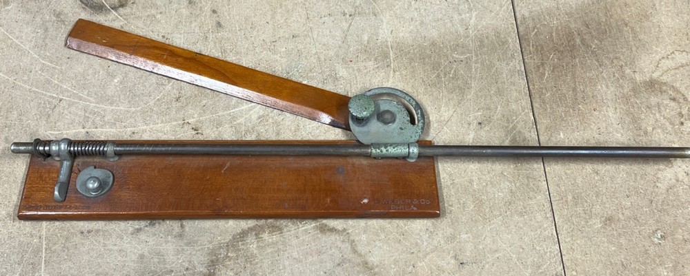 Antique 1891 F. Weber Sphinx Section Liner Drafting Tool