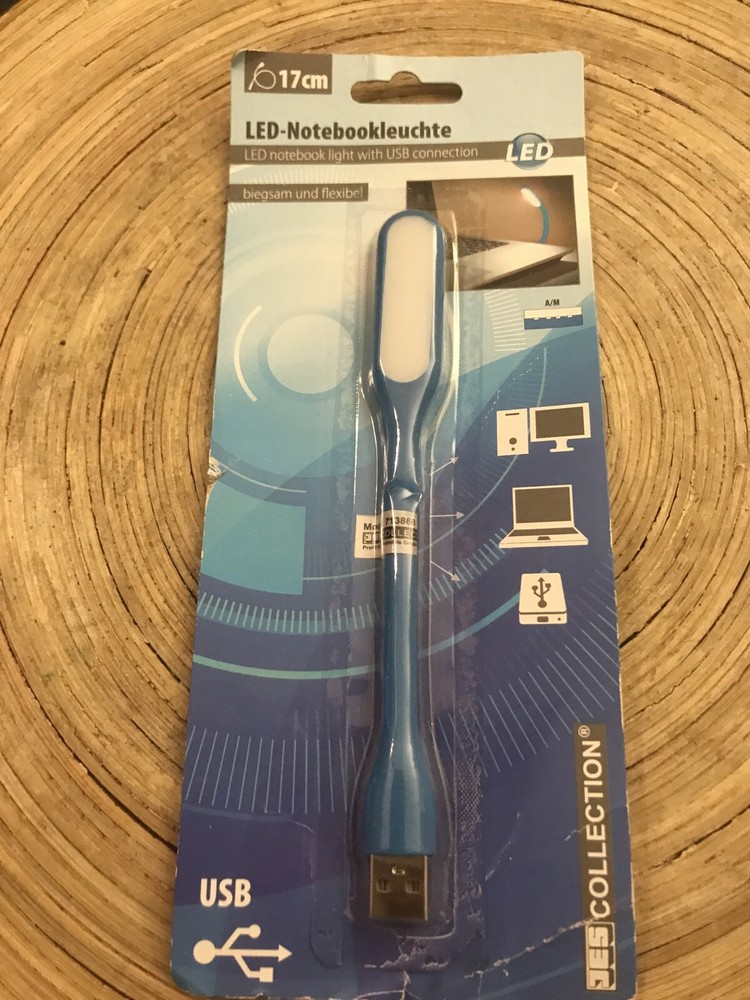 Flexible Blue Mini USB LED Light Lamp 4 Computer Notebook Laptop Reading Bright