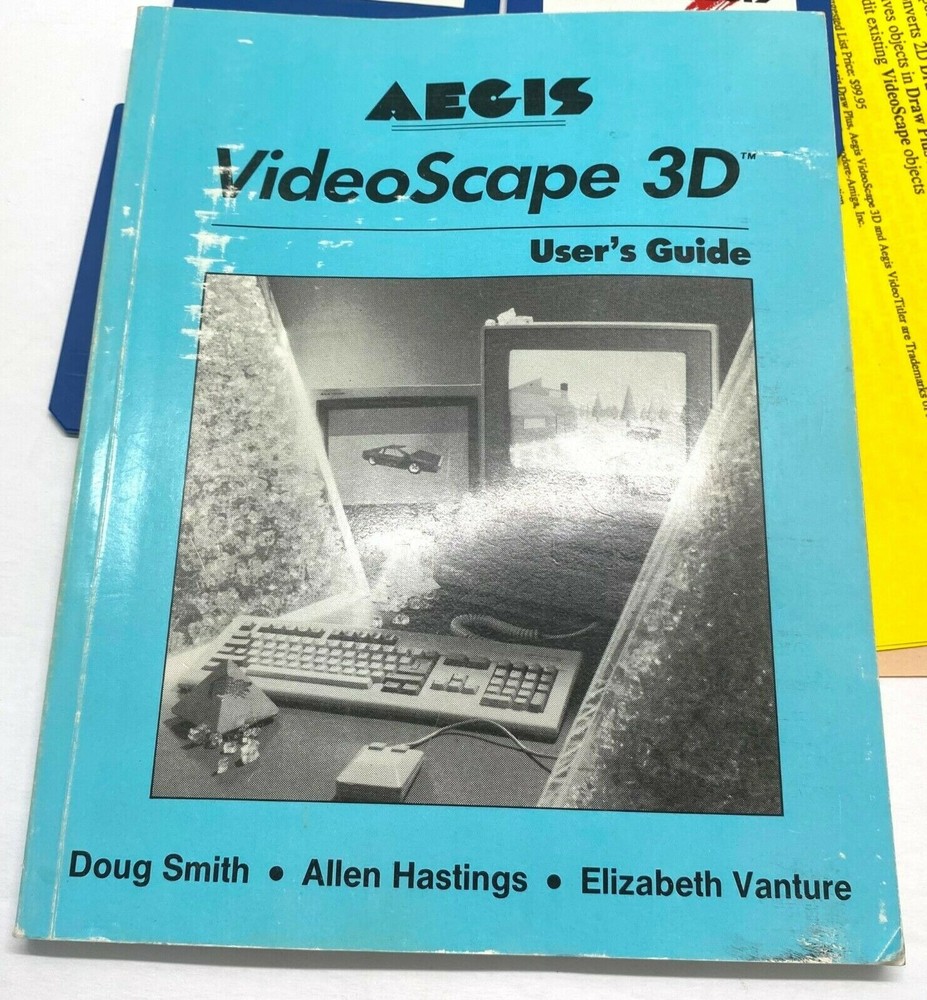 VideoScape 3D Software Aegis Development for Commodore Amiga 1987 User Guide