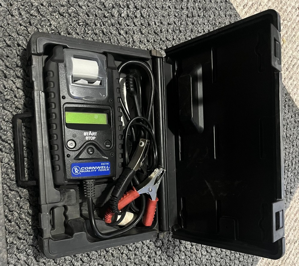 ESC726 Cornwell Digital Battery & Electrical System Analyzer With Case Like New
