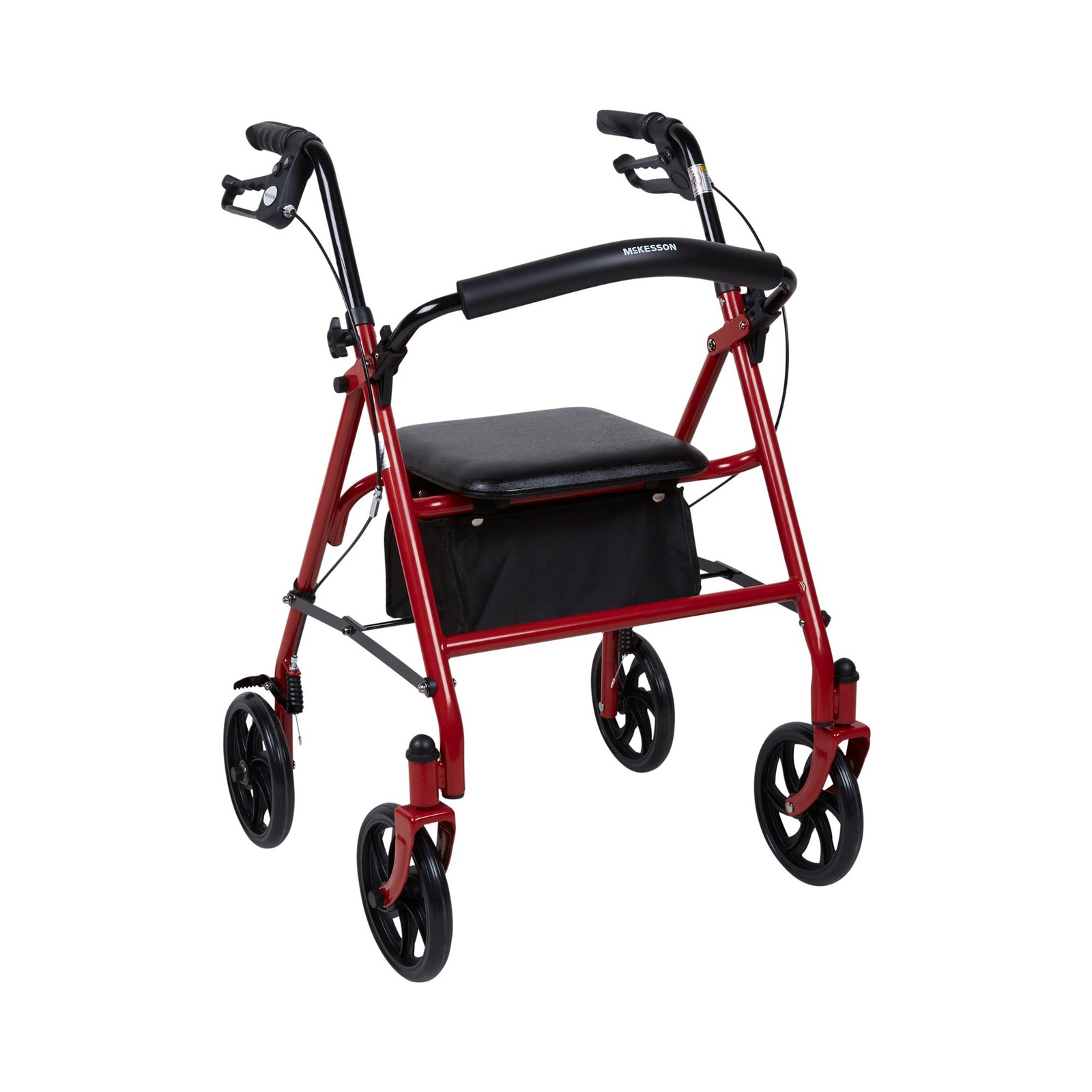 McKesson Rollator 300 lbs. 31 to 35 Inch Handle Height 146-10257RD-1