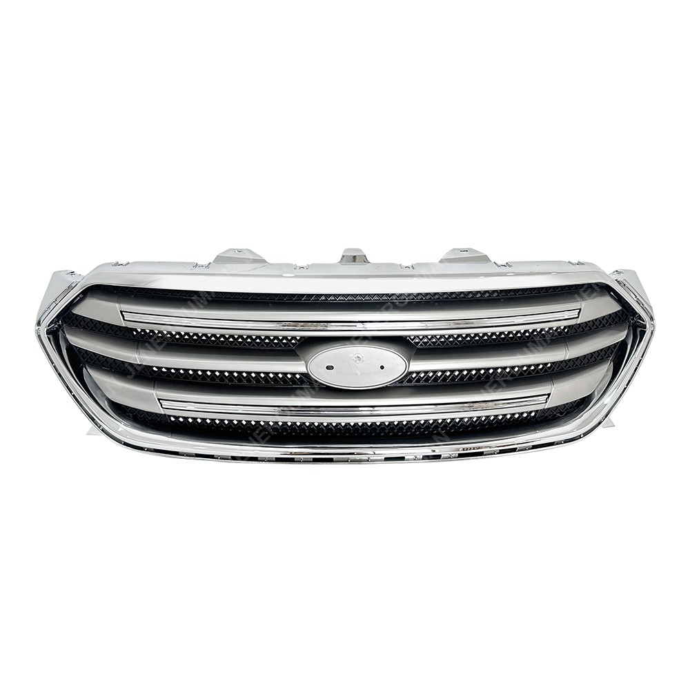 Chrome Grille For 2013-2019 Ford Taurus Front Bumper Upper Grill Mesh Grille